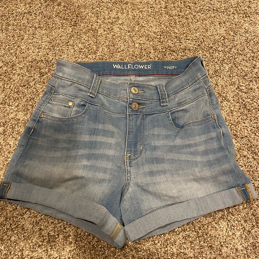High waisted Jean Shorts
